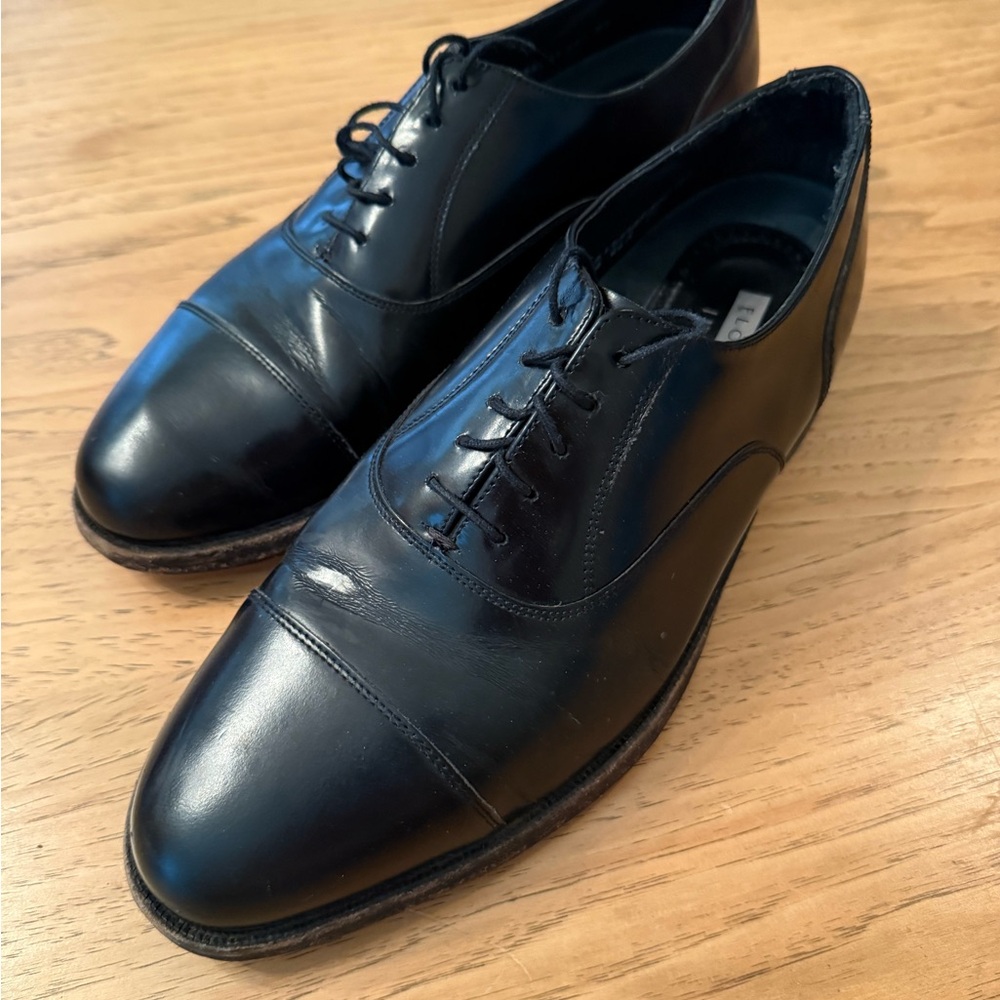 Florsheim Classic Black Leather Men's Dress Shoes Size 10